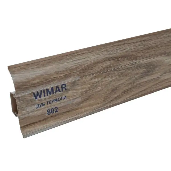 Пластиковый плинтус Wimar № 802 Дуб Термоли (58х25х2500мм)